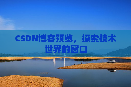 CSDN博客预览,探索技术世界的窗口